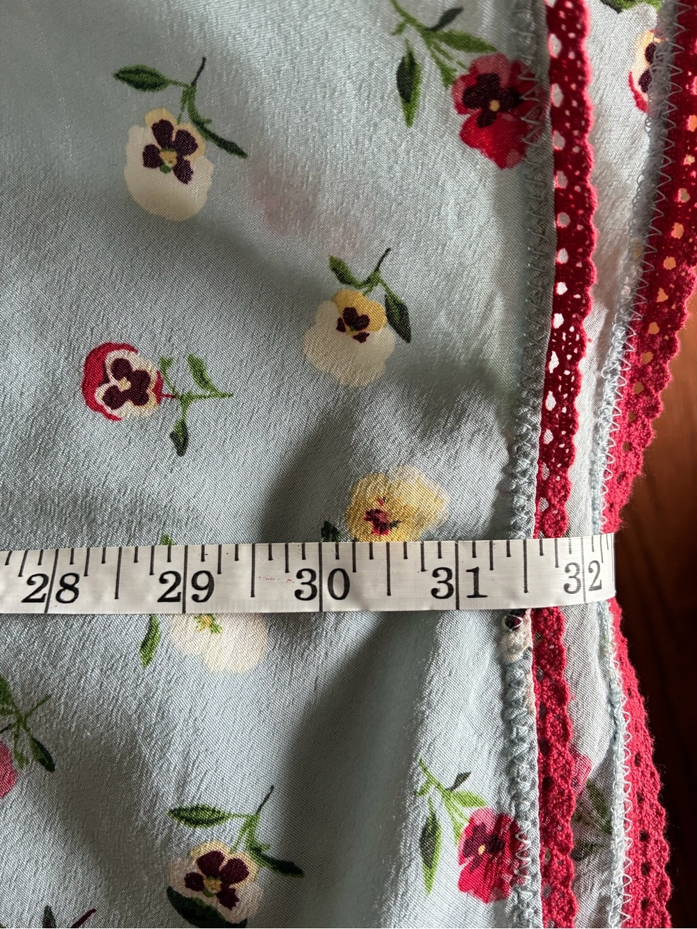 Gap x Doen Blue Floral Bias Cut Midi Maxi Skirt 90s Y2K Small READ - Picture 5 of 5